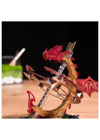 Конструктор Коллекционная модель Sun Chaser Dragon Stand Clock Солнечные часы (MT025) Metal Time Колекцiйна модель Sun Chaser Dragon Stand Clock Со (396103637)