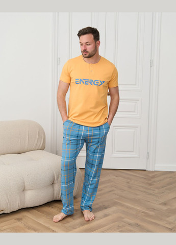 Чоловічий комплект зі штанами в клітку Tom John (297914088)