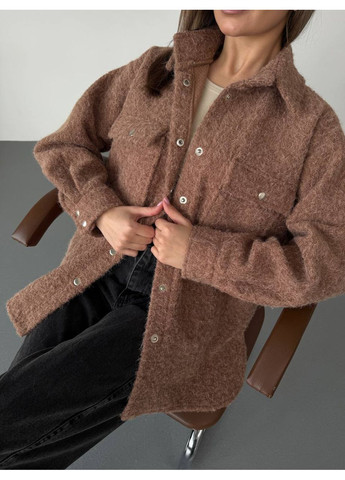 Сорочка шерсть букле,на кнопках з кишенями Україна (349360117)