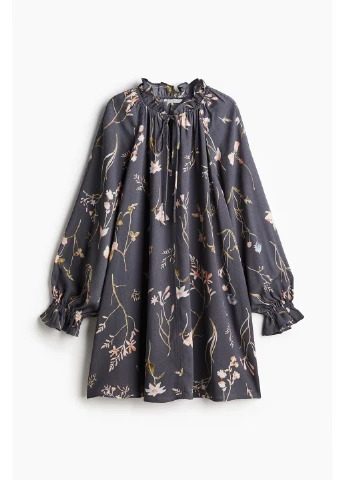 Сіра сукня H&M однотонна