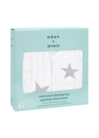 Спальник багатошаровий Twinkle, р. 6-18 міс., муслін, білий () Aden + Anais ASMC10005 (366471717)