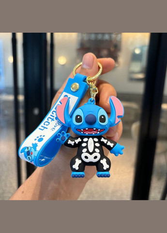 Стич брелок Лило и Стич Lilo Stitch для детей брелок игрушка на ключе, на сумку синий 6 см Shantou (304424989)