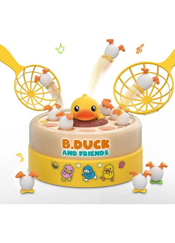 Інтерактивна настільна гра Впіймай каченя з сачками музична (666Y-5) MFC (372474471)