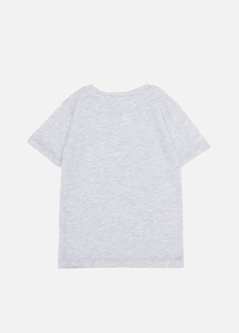Світло-сіра демісезонна футболка з коротким рукавом для дівчинки колір світло-сірий cb-00257484 Ifba