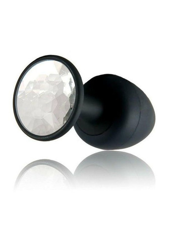 Анальная пробка Geisha Plug Diamond M с шариком внутри, создает вибрации, макс. диаметр 3,2см Dorcel (293959584)