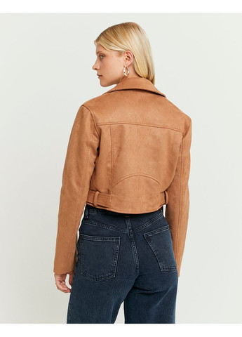 Коричневая демисезонная куртка женская Tally Weijl