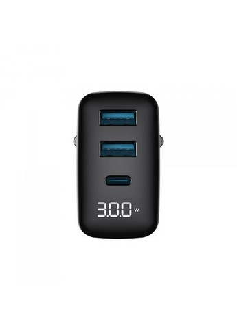 Зарядное устройство UCLE001 GaN 30W 2хUSB-A+USB-C Havit (361068007)