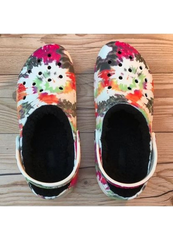 Женские кроксы утепленные Синие Classic Clogs Navy Crocs Lined (349724285)