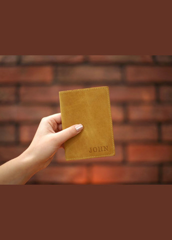 Шкіряна обкладинка для паспорта з персоналізованим тисненням No Brand (305828702)