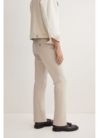 Бежевые брюки H&M