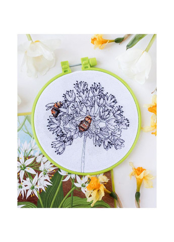 Набор для вышивки крестиком "Пчелки" AHM-049 с пяльцами Abris Art (341744866)