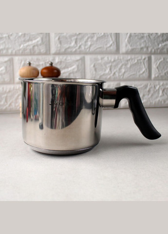 Пітчер молочник джаг на 1.5 л з ручкою з нержавіючої сталі для індукції Kamille (303211101)