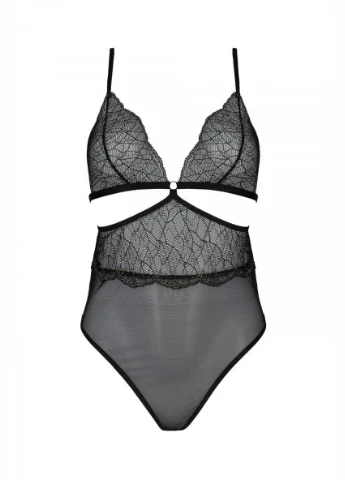 Боди AMBERLY BODY black,, открытая спина, низ стринги - CherryLove Passion (339868031)