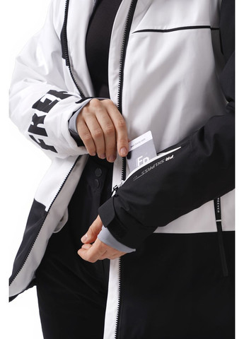 Жіноча гірськолижна куртка NF 21632 біла Freever (365755736)