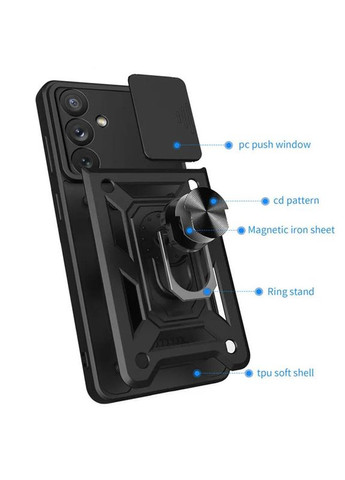 Ударостійкий чохол Camshield Serge Ring для Samsung Galaxy A54 5G Black No Brand (340064309)