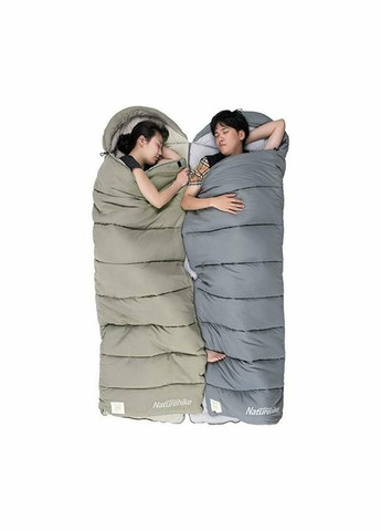 Спальник з капюшоном M400 NH20MSD02, (1°C), правий, сірий (A-018250) Naturehike (321107446)