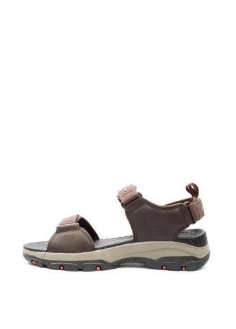 мужские сандалии 205112-choc коричневый штуч. кожа Skechers