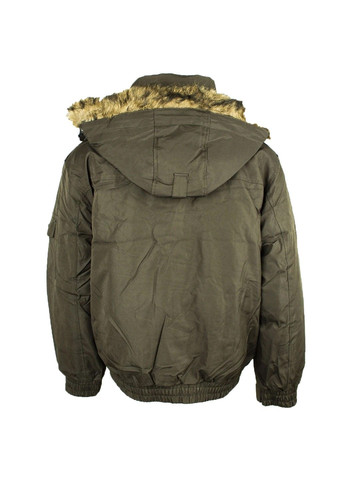 Зеленая зимняя куртка мужская km&kf No Brand