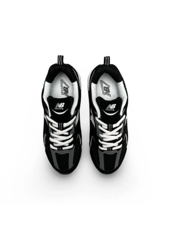 Комбіновані кросівки black white grey premium No Brand 530