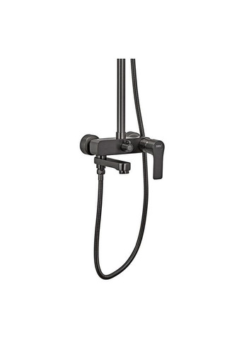 Душевая колонна со смесителем Milano 003-J Graphite (HB4009) Haiba (321962509)