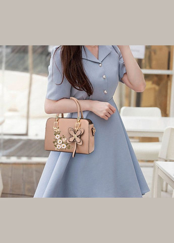 Жіноча міні сумочка з вишивкою квітами, маленька жіноча сумка з квіточками Brettani (336552337)