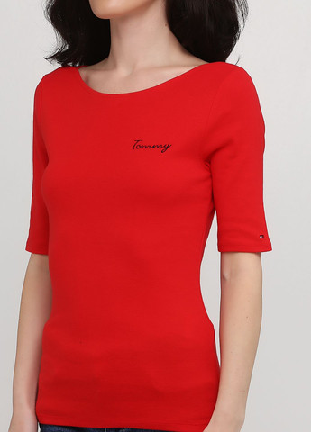 Червона літня червона футболка - жіноча футболка th1400w Tommy Hilfiger
