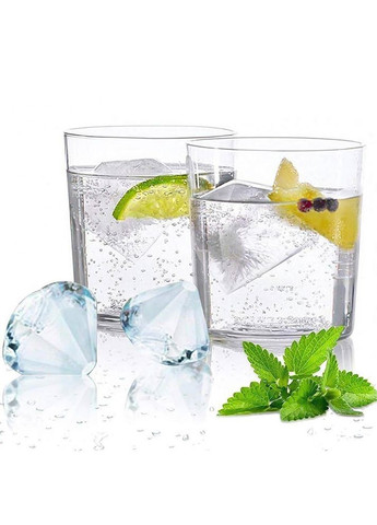 Силіконова форма для льоду у вигляді діаманту (TA0062) No Brand (315885380)