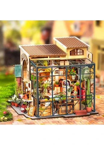 Конструктор 3D міні-будинок Robotime Rolife Emily’s Flower Shop DG145 No Brand (393941130)