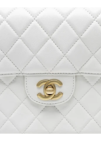 Сумка женская Flap Bag With Top Handle White Gold No Brand (386417331)