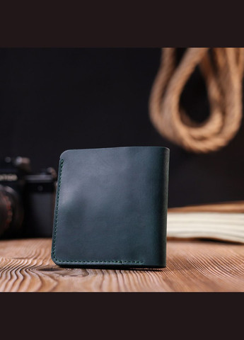 Винтажное кожаное портмоне с монетницей унисекс зеленое (sku_16603) No Brand (327819456)