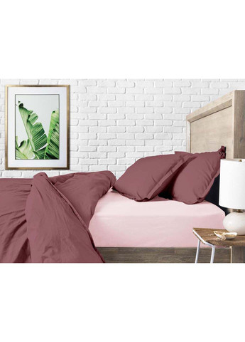 Двоспальна постіль з простирадлом на резинці Blueberry CS4 180х220 см Cosas (307387011)