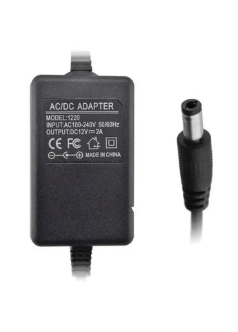 Блок живлення універсальний RIAS 1220 12V 2A 5.5х2.5 мм Black (3_05566) No Brand (395882269)