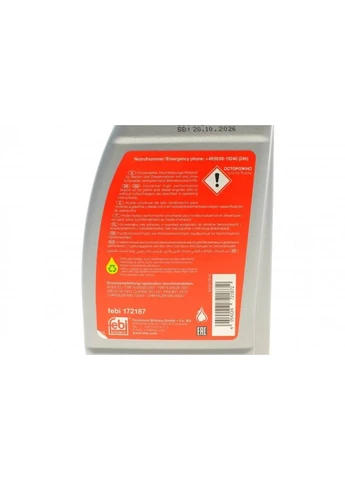 Олива 0W30 C2 SAE (1л) (ACEA C2/MS-13340/MS-90047/9.55535-DS1) 172187 UA63 Febi Bilstein (345783120)