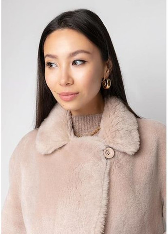 Дубленка 88612YQXD-3-K Бежевый SAM M Samange (367582305)