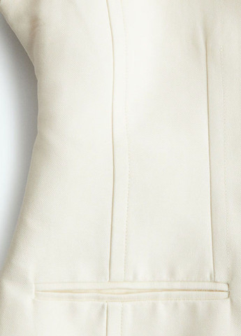 Молочный женский жакет H&M однотонный - всесезон