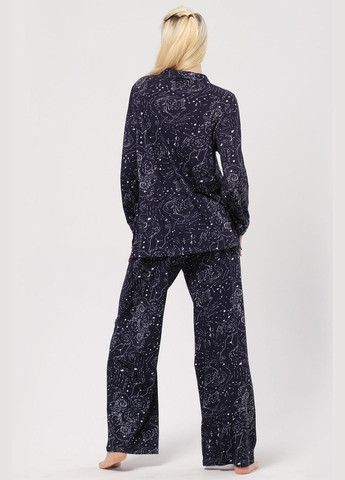 Синяя пижама женская lns 911 b24 2-4xl Key