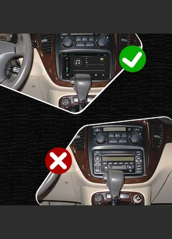 Штатная магнитола для Toyota Highlander I (U20) 2001-2003 экран 9" 2/32Gb 4G Wi-Fi GPS Top Lesko (378919975)