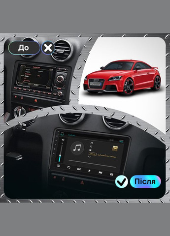 Штатная магнитола 9" для Audi TTS II (8J) 2007-2010 Top 4/32 4G WiFi GPS Андроид Аудиоди 3 шт. Lesko (336193617)