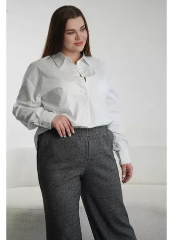 Женские теплые брюки - палаццо трикотажные с карманами MKLN1408 Nita (368717775)