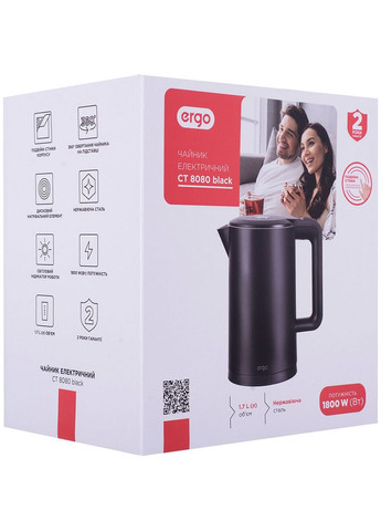 Электрочайник CT 8080 black Ergo (325684227)