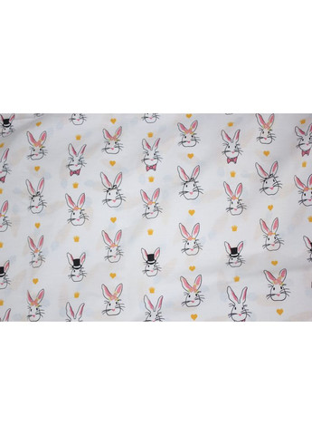Постільна білизна Бязь Ranforce Elite 17-0529 Bunnies white (m343341) Mirson Бязь Ranforce Elite 17-0529 Bunnies white Євро (366568035)