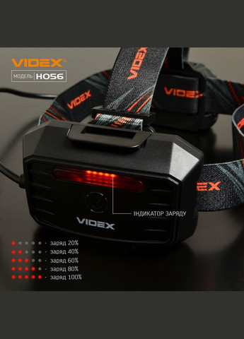 Налобный светодиодный фонарик VLF-H056 1400Lm 6500K Videx (365290307)