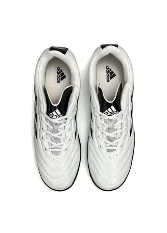 Белые демисезонные кроссовки мужские No Brand Goletto VIII TF White Black