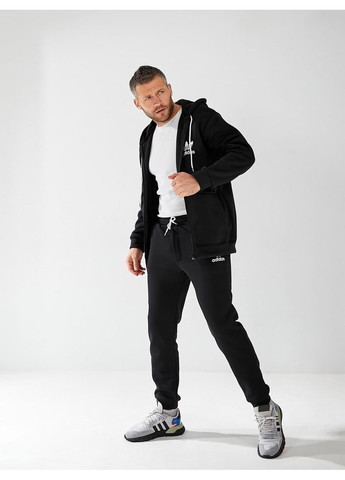 Чорний демісезонний костюм (кофта, штани), колір чорний No Brand