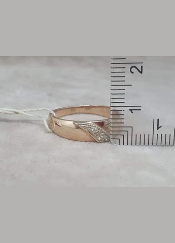 Золоте кільце з діамантами. 1В410130036/07 No Brand (314806415)