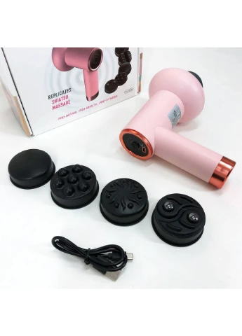 Беспроводной ударный массажер Deep Rolling Massager, Ударный вибрационный массажер для тела HN-31 No Brand (390156944)