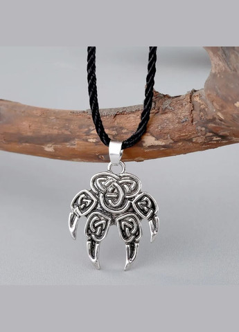 Кулон ведмежа лапа символ бога Велеса підвіска слов'янський оберіг з рунами No Brand (338436107)