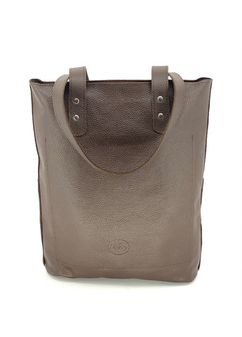 Женская кожаная сумка Шопер Коричневый Dekey (332055226)