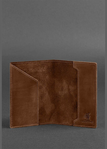 Шкіряна обкладинка для паспорта з американським гербом світло-коричнева (A-026586) BlankNote (329743019)