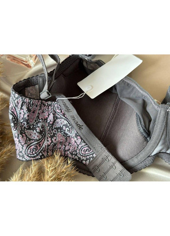 Сірий бюстгальтер з тонким поролоном 12781 сірий Lanny Mode